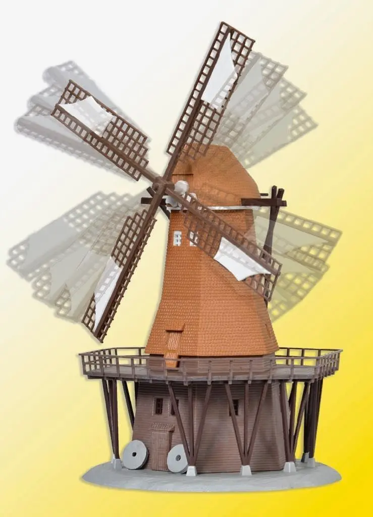 Kibri 37302 - Windmühle mit Antrieb Funktionsbausatz N 1:160