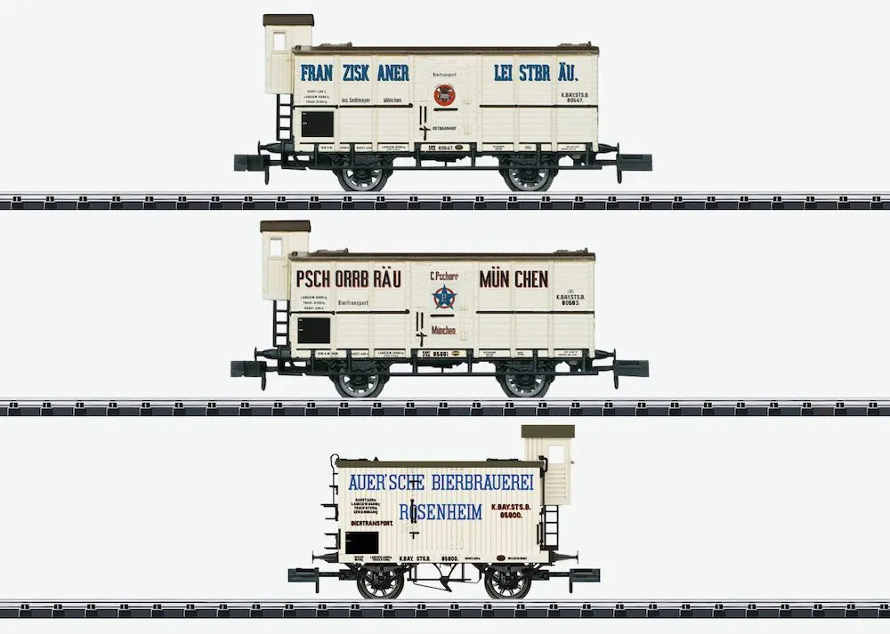Trix 18726 - Kühlwagen Set K.Bay.Sts.B. Ep.I 3.tlg. N 1:160