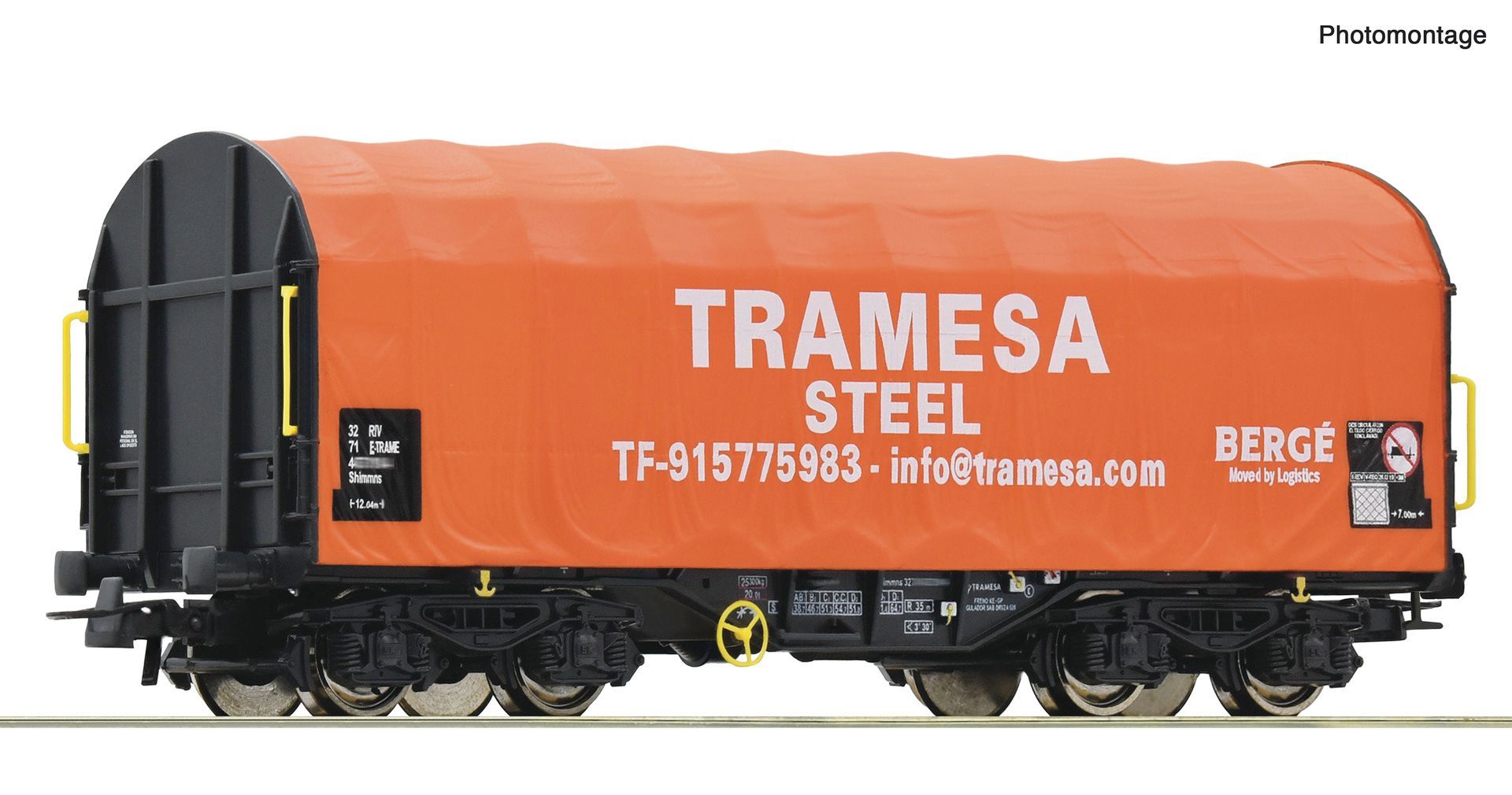 Roco 76439 - Schiebeplanenwagen Tramesa Ep.VI H0/GL