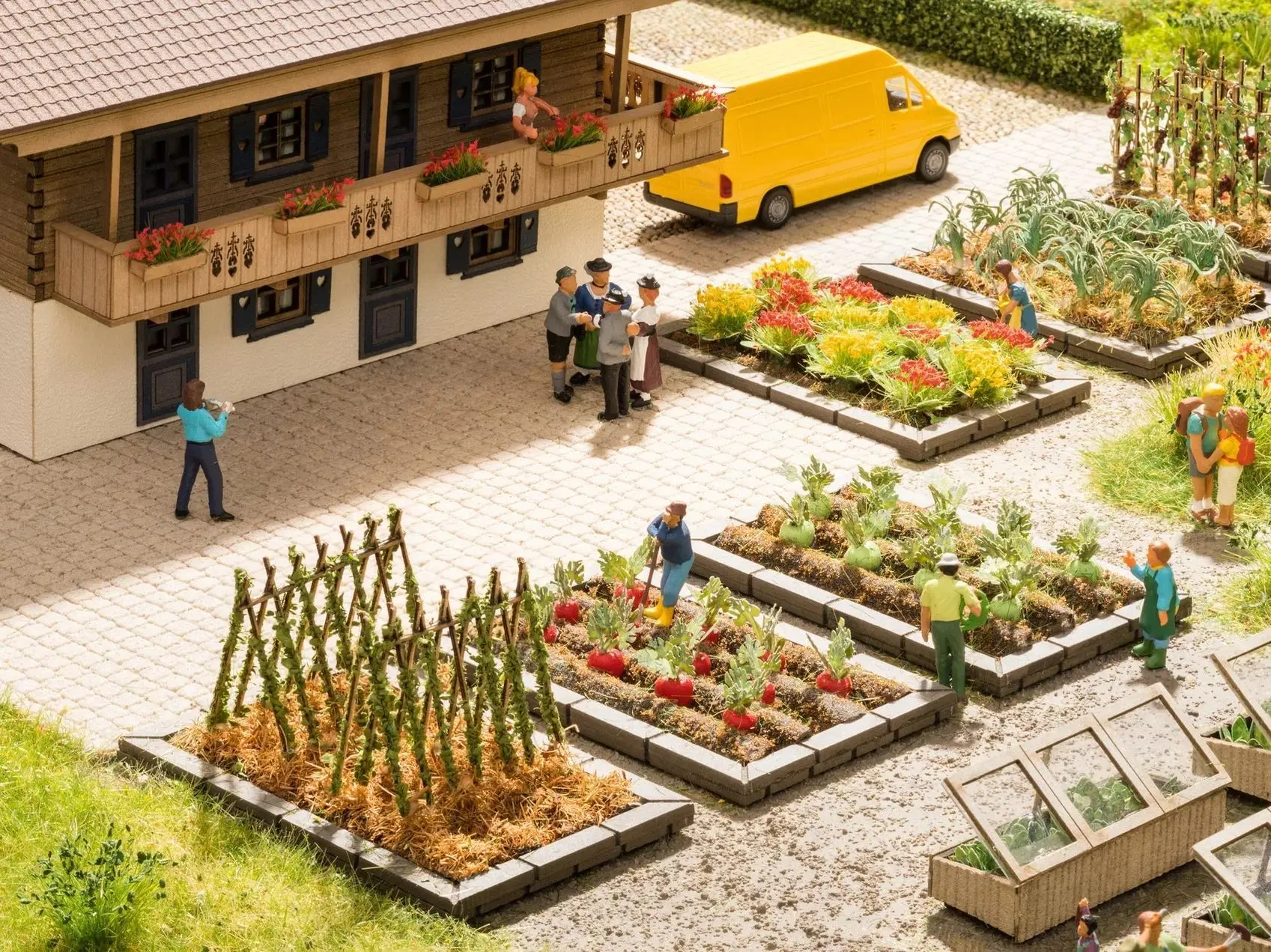 Noch 13214 - Beeteinfassungen H0 1:87