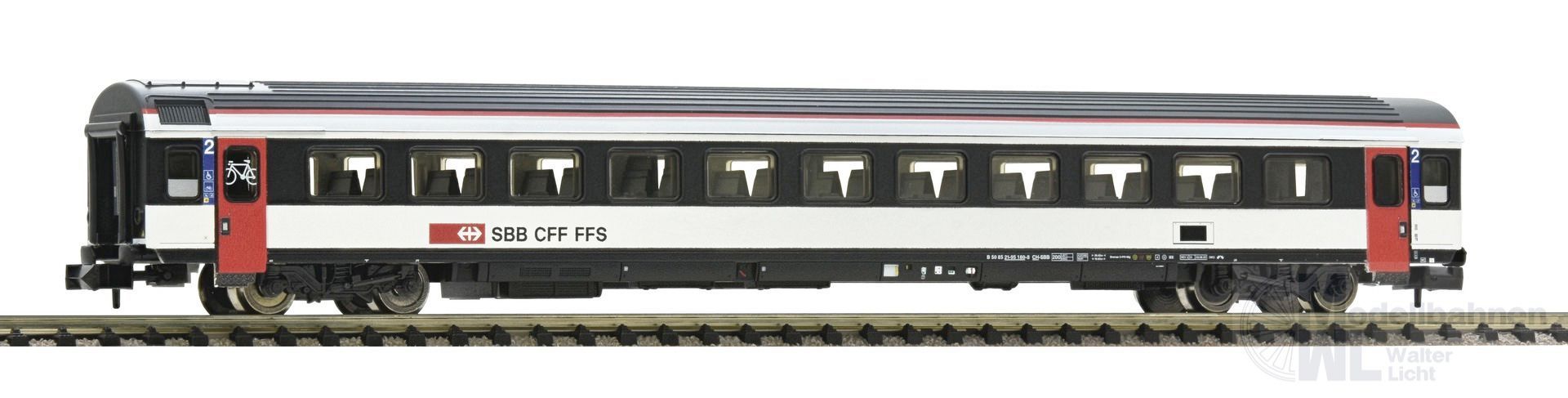 Fleischmann 6260017 - Reisezugwagen SBB Ep.VI 2.Kl. 2.Betr.Nr. N 1:160