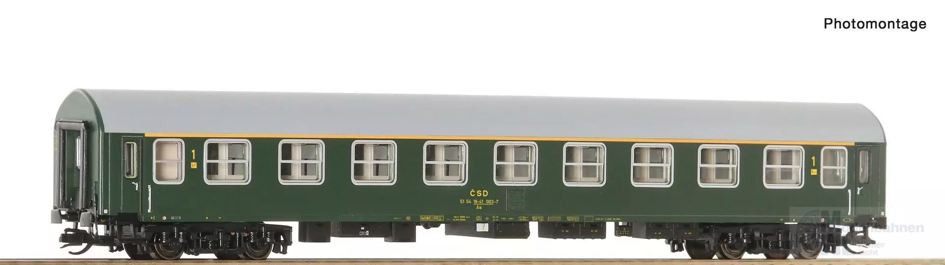 Roco 6280039 - Personenwagen CSD 1.Kl. Y/B 70 TT 1:120