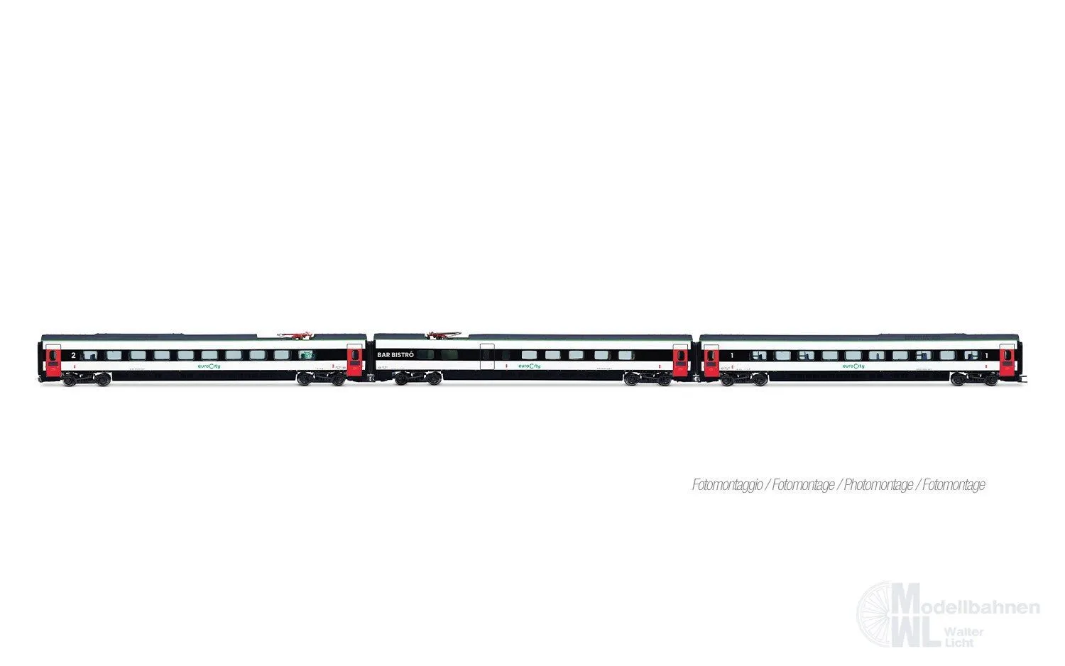 Lima 4689 - Ergänzungswagen Set ETR 610 FS Trenitalia Ep.VI 3.tlg. H0/GL