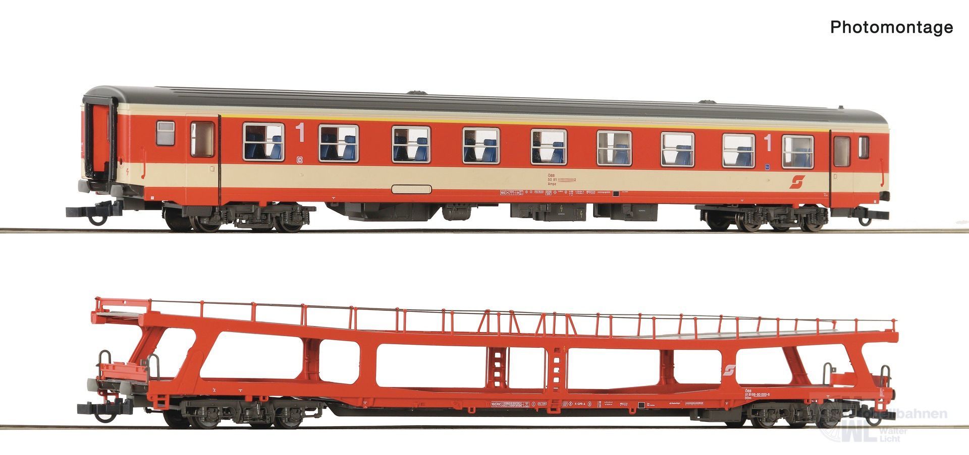Roco 6200129 - Personenwagen Set ÖBB Ep.V D 704 3.tlg. Set 3 H0/GL