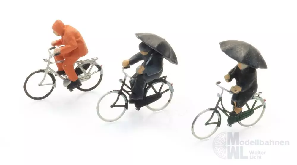 ARTITEC b.v. 5160037 - Radfahrer im Regen 3 Figruen N 1:160