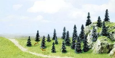 Busch 6498 - 20 Stecktannen H0 1:87