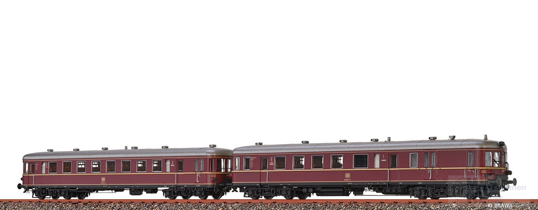 Brawa 44743 - Triebwagen BR 660 DB Ep.IV H0/WS DIGITAL EXTRA