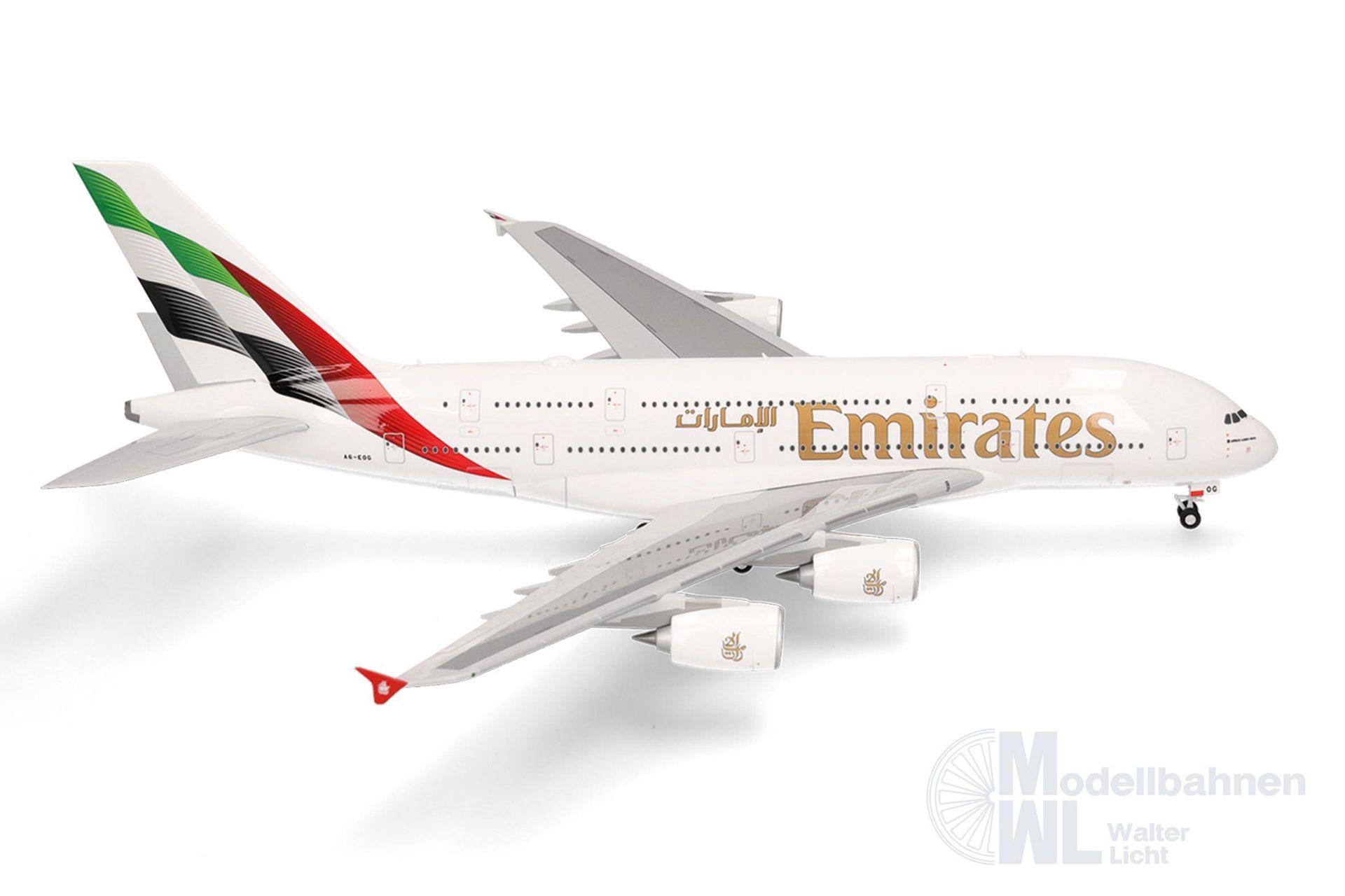 Herpa 572927 - Airbus A380 Emirates 2023 colors 1:200