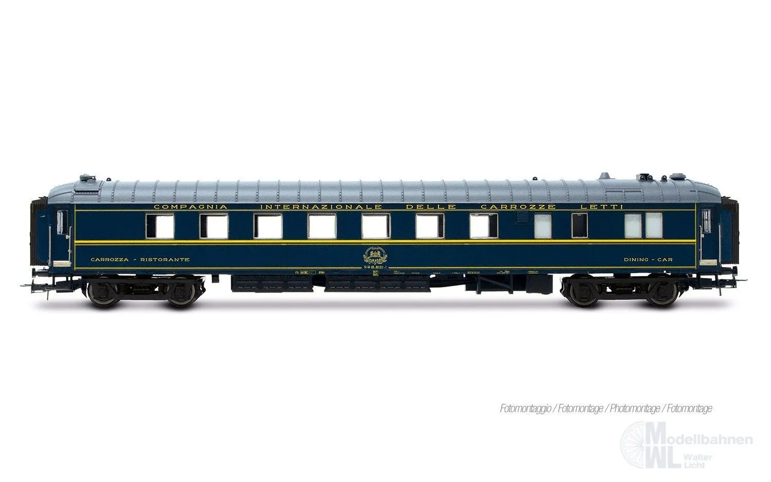 Rivarossi 4428 - Personenwagen Set CIWL Ep.IV 2.tlg. H0/GL