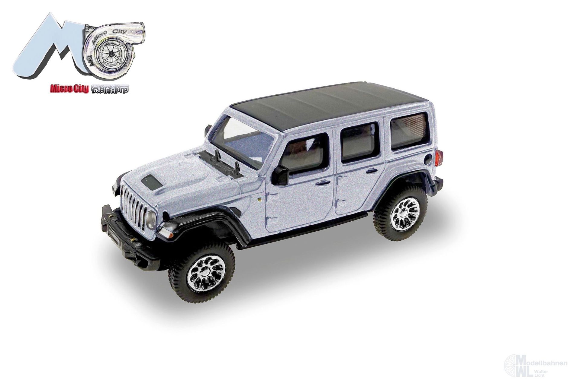 Herpa 87MC000027 - Jeep Wrangler silber (ab 2017 H0 1:87