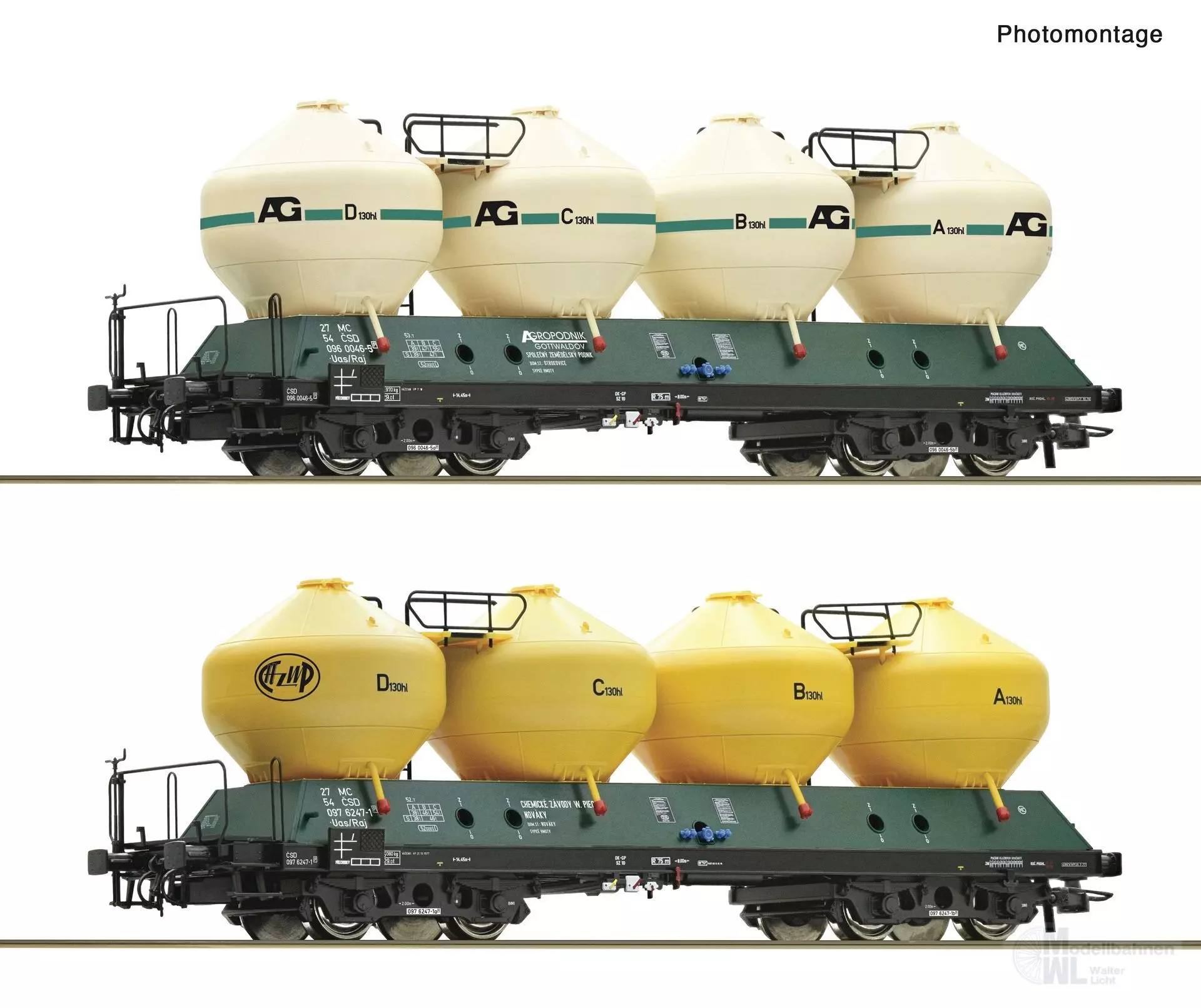 Roco 6600236 - Silowagen Set CSD Ep.IV 2.tlg. H0/GL