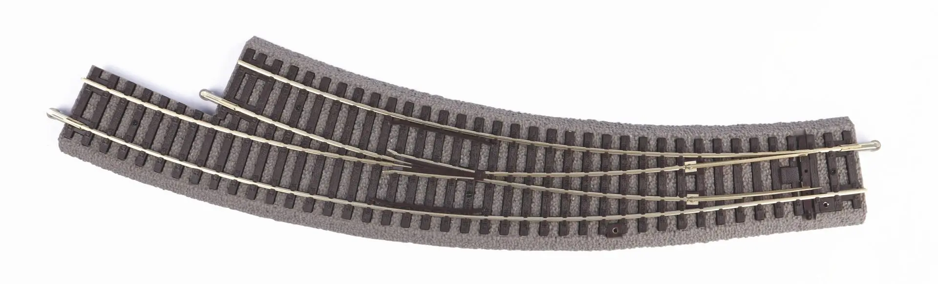 Piko 55428 - A-Gleis mit Bettung. Weiche-Bogen BWR-R3 H0/GL