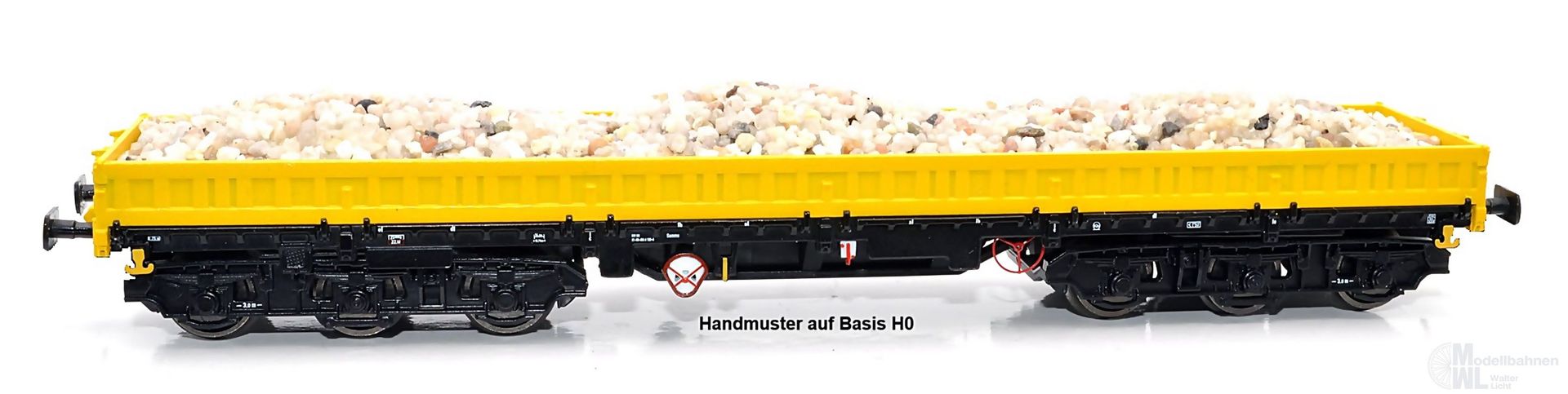 NPE NW52934 - Schwerlastwagen DB Ep.VI Samms-u 454 Bauzug Kies TT 1:120