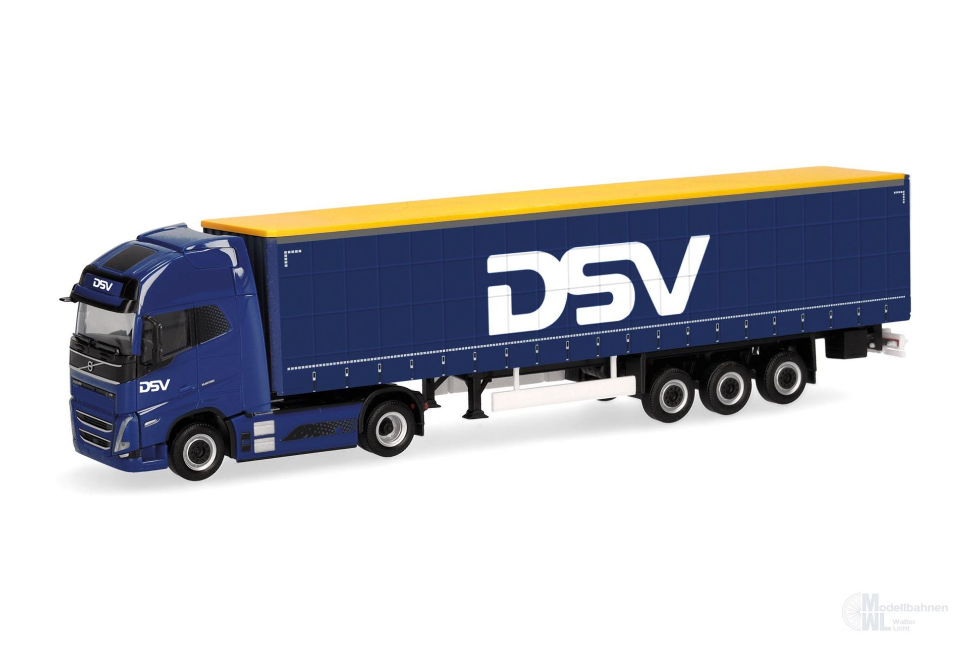 Herpa 320818 - Volvo FH Gl. XL Electric Gardienplanen-Sattelzug H0 1:87