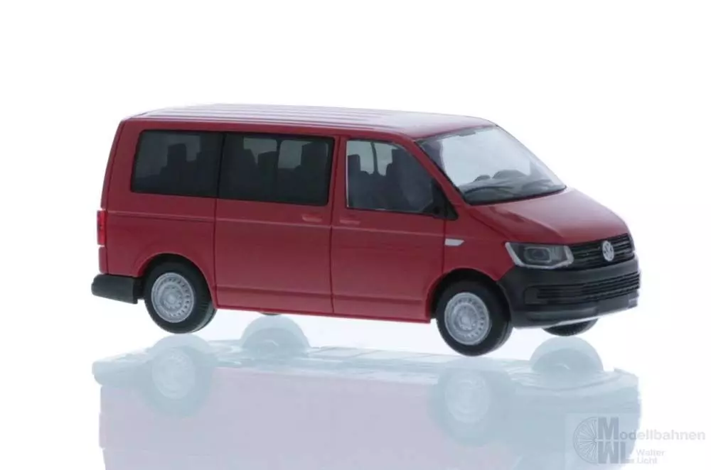 Rietze 11684 - Volkswagen T6 Bus KR kirschrot H0 1:87