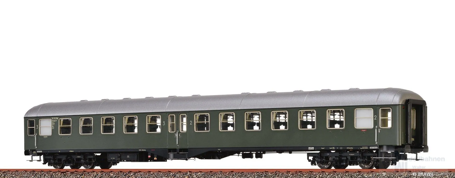 Brawa 58106 - Personenwagen DB Ep.III BCymgb-51 H0/GL