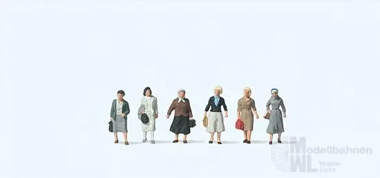 Preiser 79098 - Pendlerinnen auf dem Weg zur N 1:160