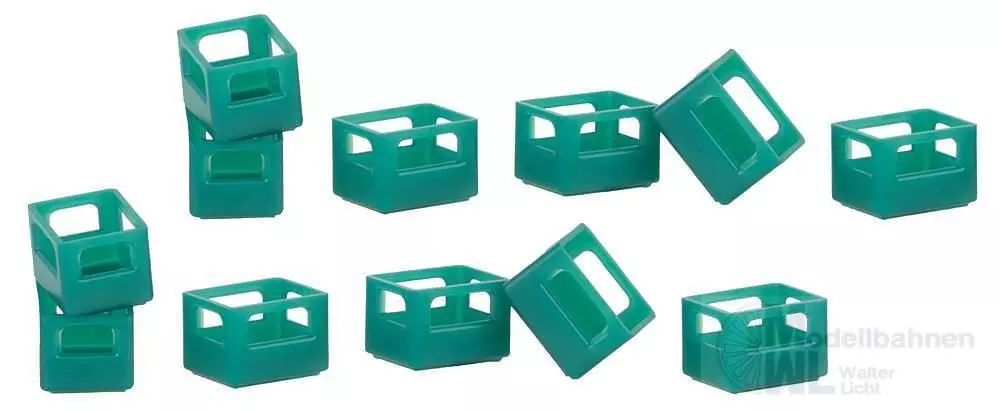 Faller 180878 - 12 Bierkästen ohne Flaschen H0 1:87