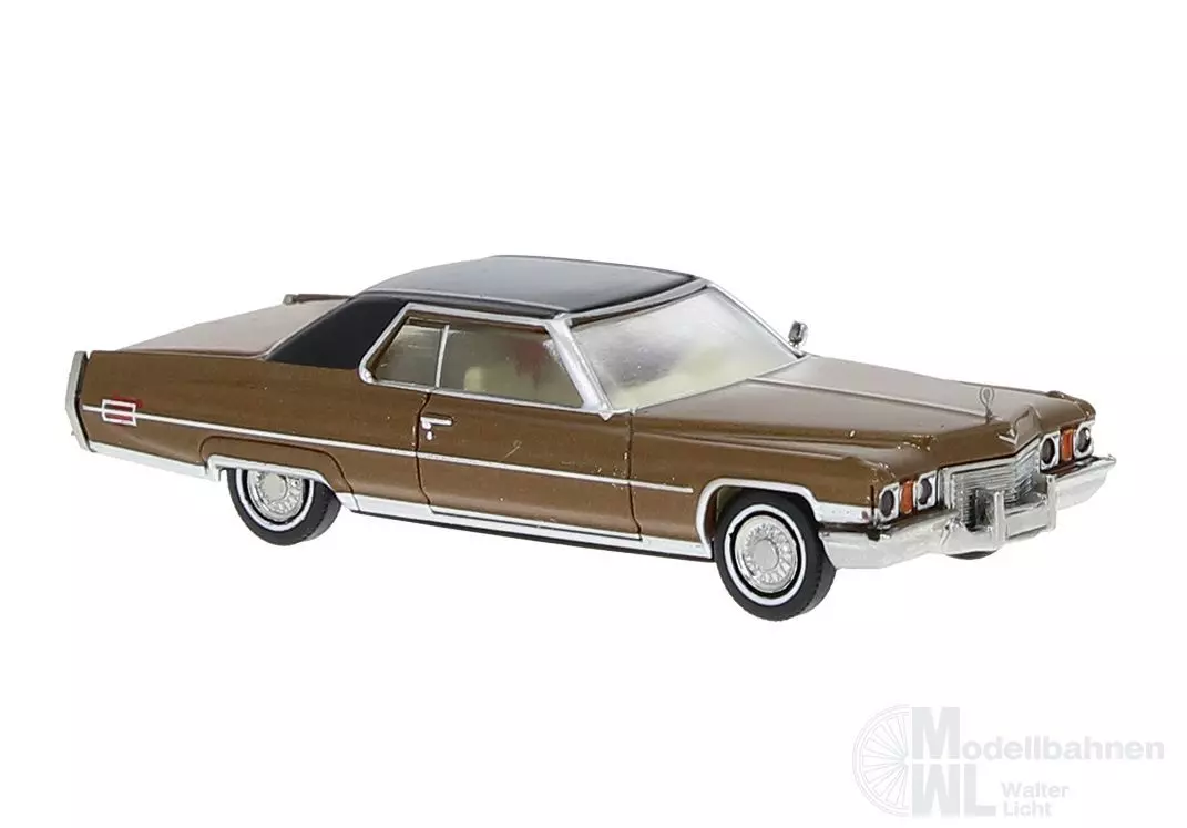 Brekina 18130 - Cadillac de Ville Coupe braun metallic H0 1:87