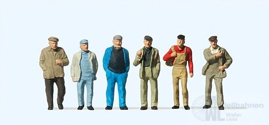 Preiser 14087 - Gehende Arbeiter H0 1:87 Preiser 14087 - Gehende Arbeiter H0 1:87