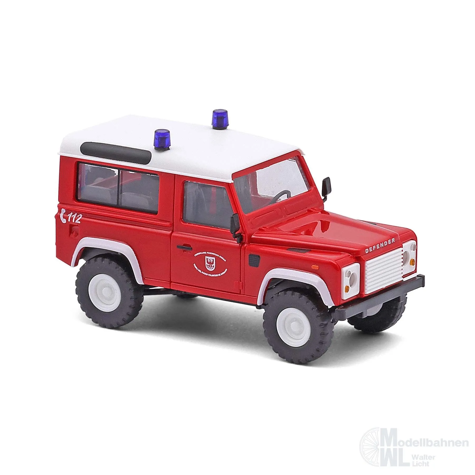 Busch 54316 - Land Rover Defender 90 Feuerwehr Meran H0 1:87