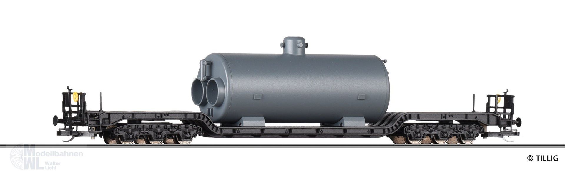 Tillig 95015 - Tiefladewagen DR Ep.III TT 1:120