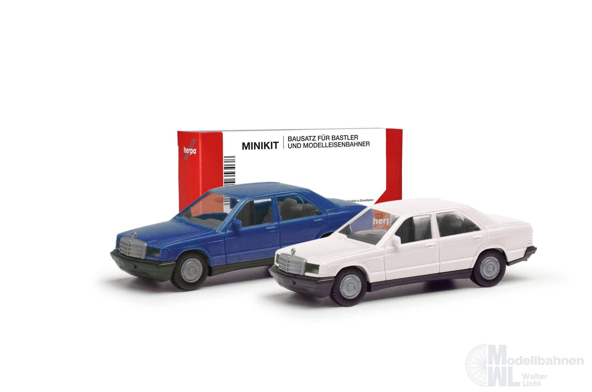 Herpa 012409-009 - MiKi MB 190E 2er Set H0 1:87 Herpa 012409-009 - MiKi MB 190E 2er Set H0 1:87