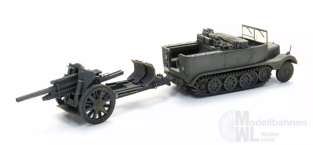 ARTITEC b.v. 6870628 - WM 10,5cm LeFH 18 grau Fertigmodell H0 1:87