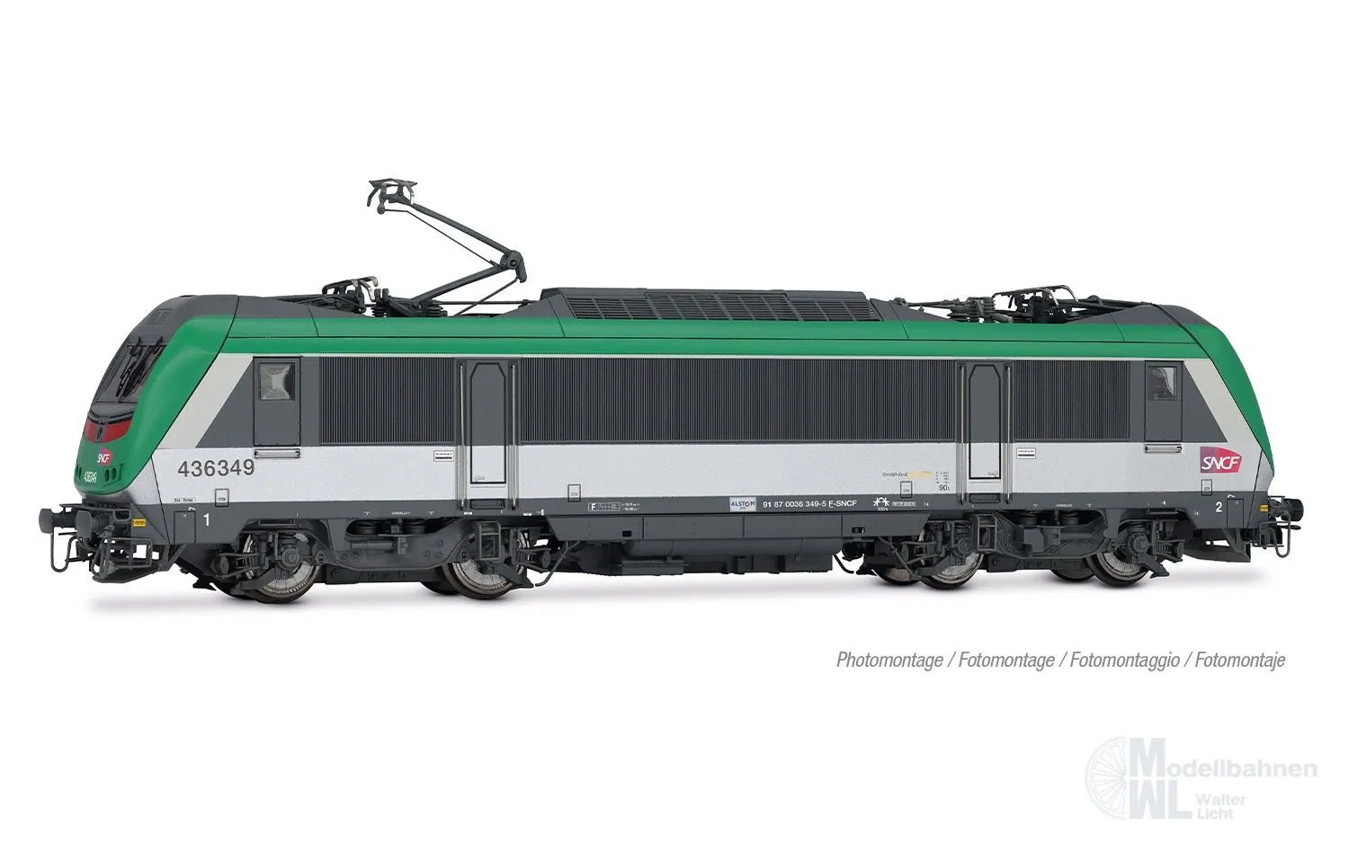 Jouef 2480 - E-Lok BR 436300 SNCF Ep.VI FRET H0/GL