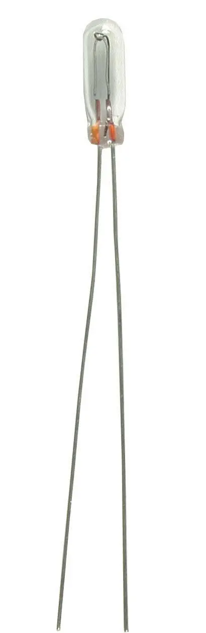 Viessmann 6220 - Glühlampe klar T 1/2 1,8mm 16V 30mA 2 blanke Drähte Drahtlänge 20mm