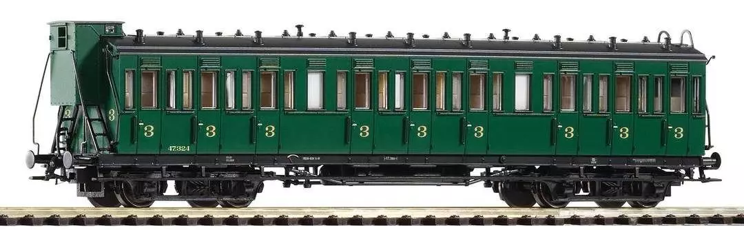 Piko 53334 - Abteilwagen SNCB Ep.III 3.Kl. mit Bremserhaus H0/GL Classic
