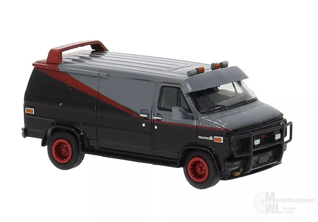 Brekina 18250 - GMC Vandura, schwarz H0 1:87