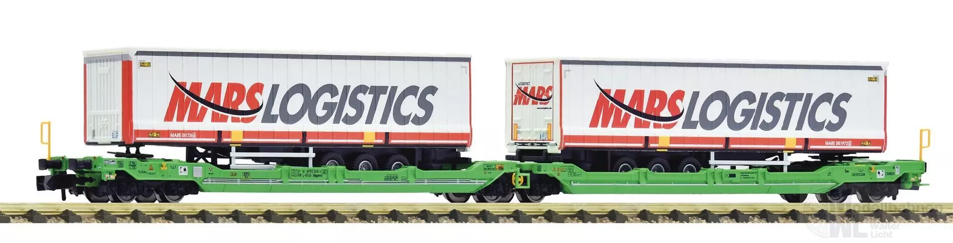 Fleischmann 6660102 - Doppeltaschenwagen CFL Cargo Ep.VI N 1:160