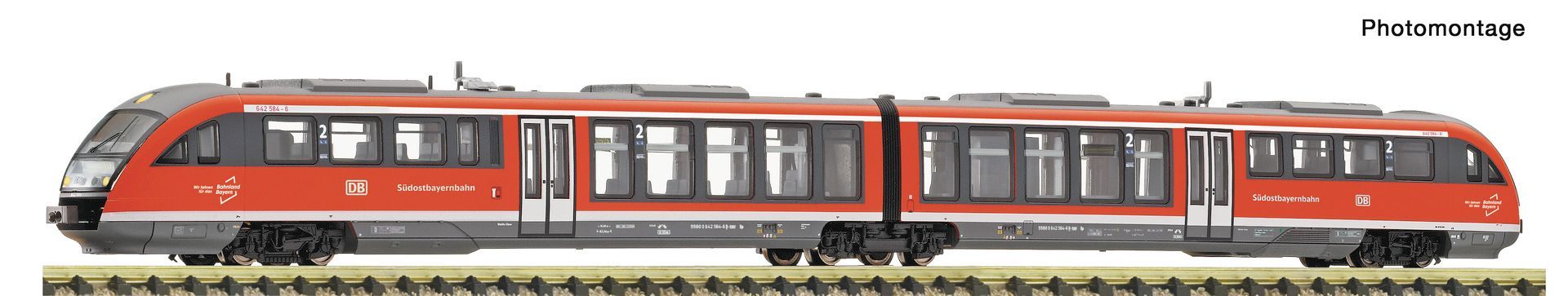Fleischmann 7770016 - Dieseltriebzug BR 642 DB Ep.VI N 1:160 SOUND