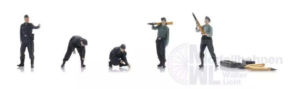 ARTITEC b.v. 5870068 - WM-Panzerbesatzung beim nachladen (5x) H0 1:87