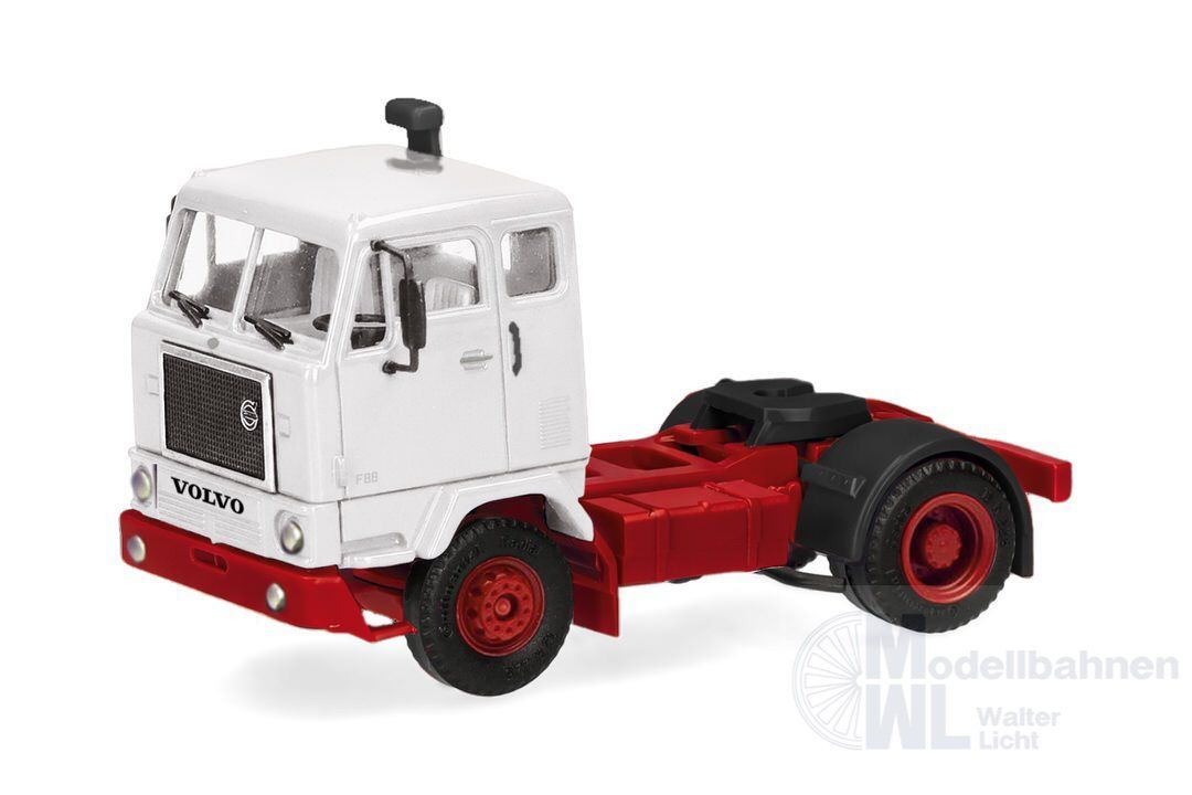 Herpa 321570-002 - Volvo F88 Zugmaschine 2achs, weiß H0 1:87