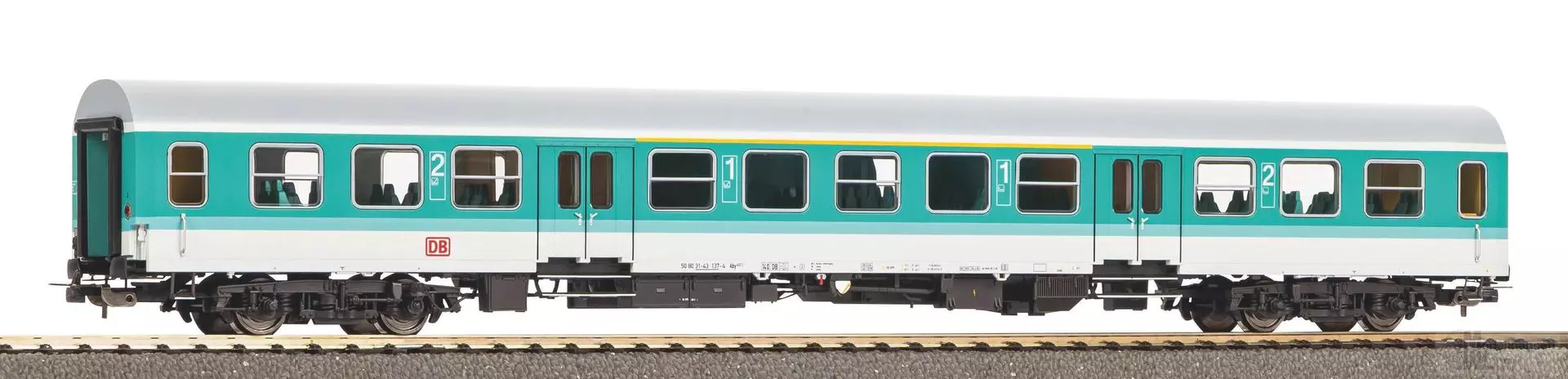 Piko 28007 - Mitteleinstiegswagen DB Ep.V 1/2.Kl. Mintgrün H0/GL