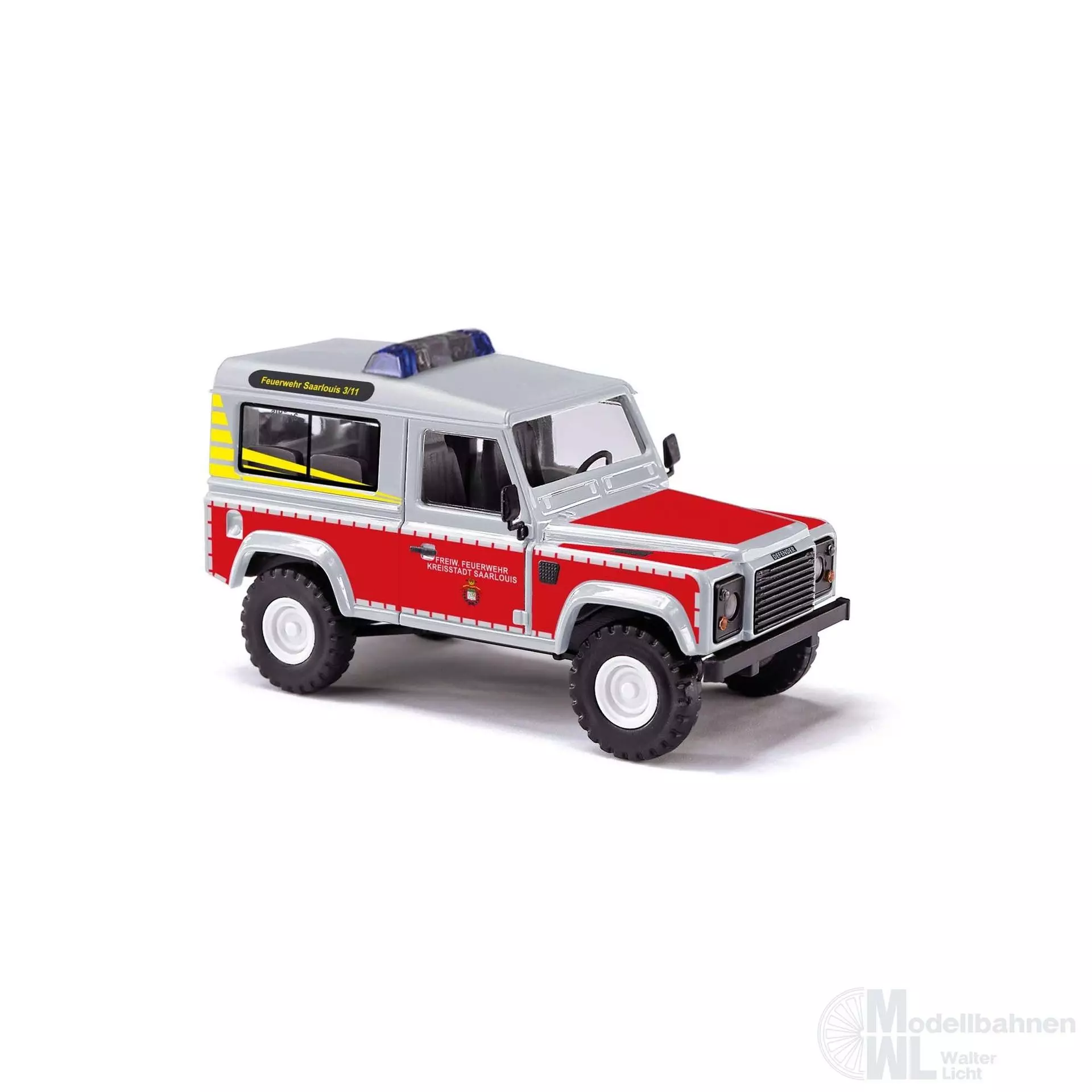 Busch 54312 - Land Rover Defender FW Saarlouis H0 1:87