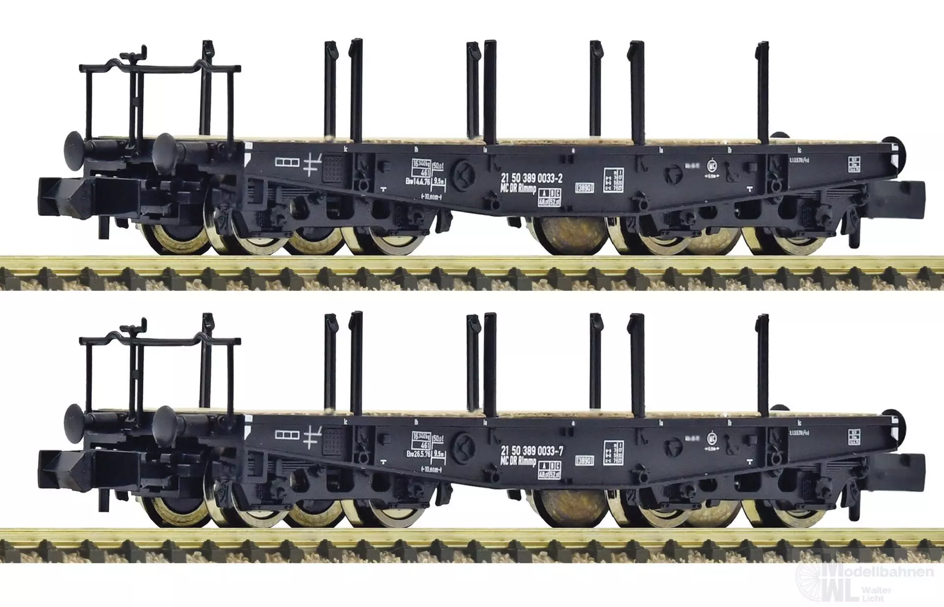 Fleischmann 6660147 - Schwerlastwagen Set DR Ep.IV 2.tlg. N 1:160