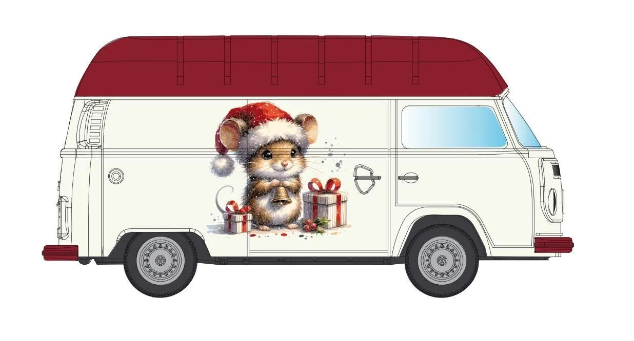 Lemke Minis 3968 - VW T2 Weihnachtsmodell N 1:160