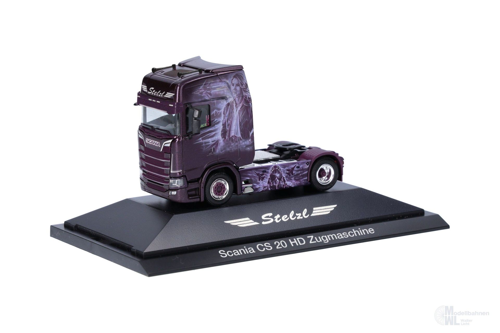Herpa 111133 - Scania CS 20 HD Solozugmaschine Stelzl H0 1:87
