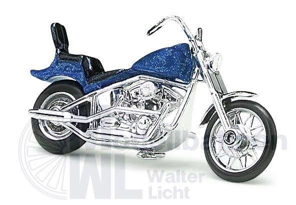 Busch 40152 - US-Motorrad blau H0 1:87