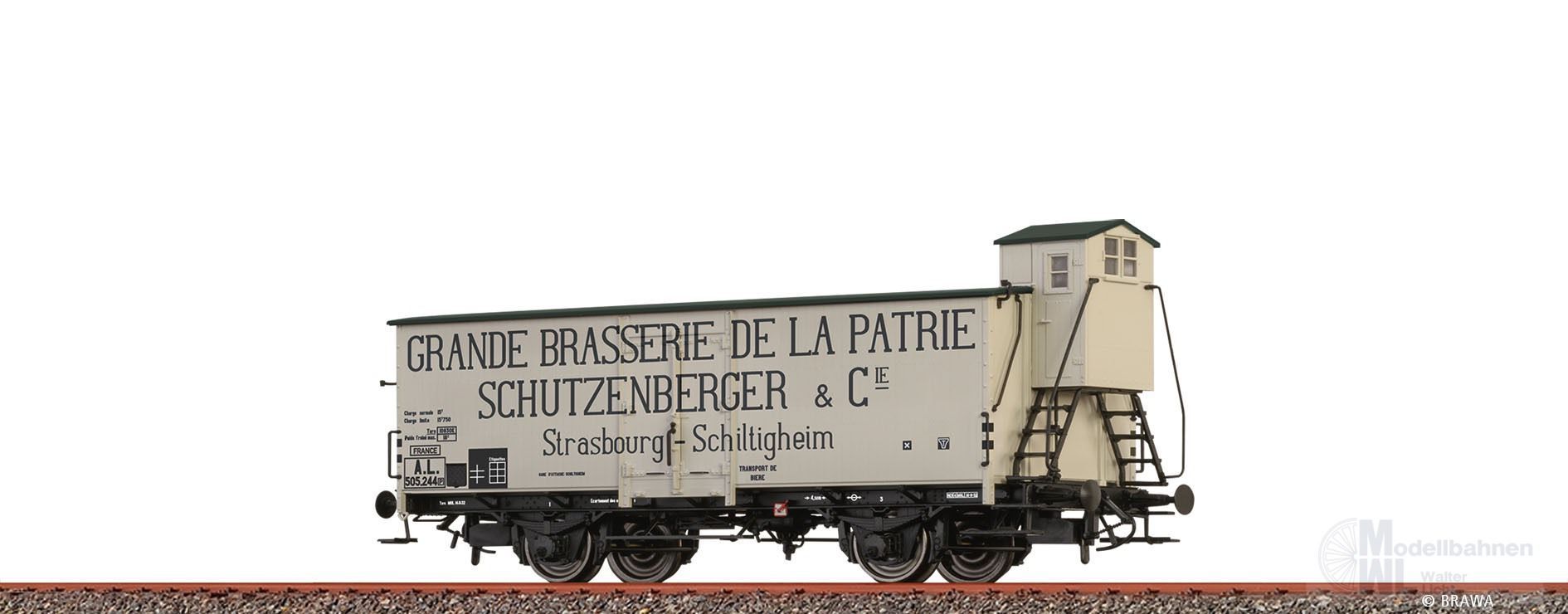 Brawa 51205 - Bierwagen A.L. Ep.II Brasserie H0/GL