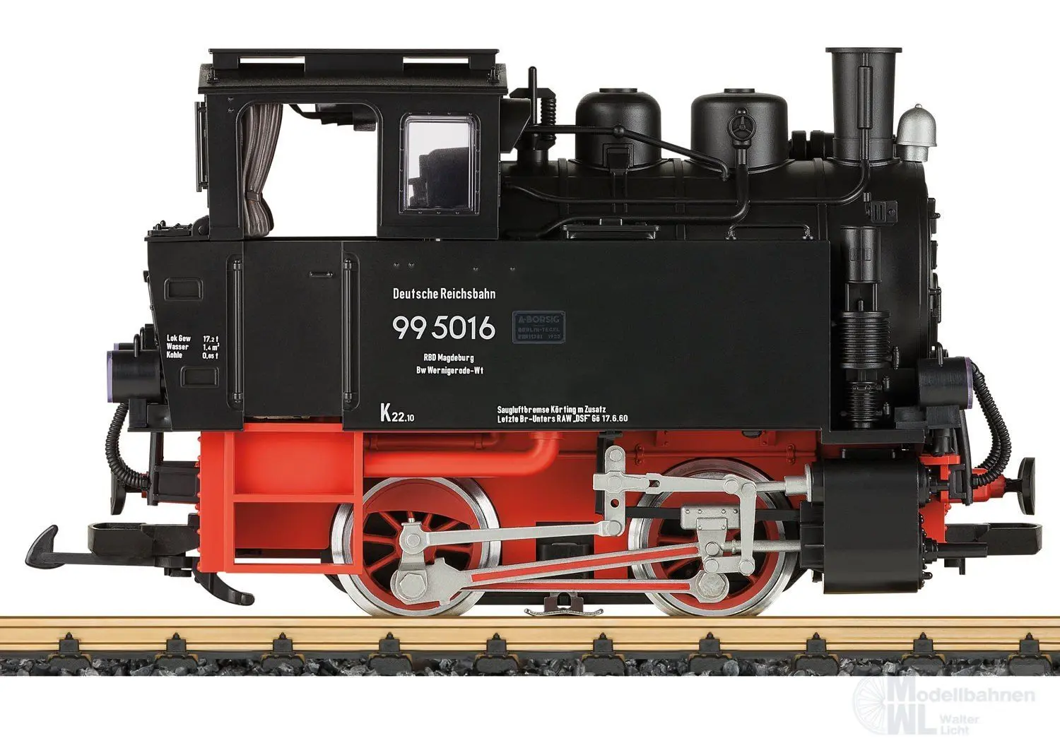 LGB 20753 - Dampflok 99 5016 DR Ep.III Spur G 1:22,5 Sound