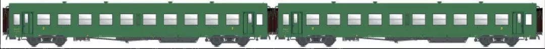 LS Models MW40021 - Personenwagen Set SNCF Ep.IIId USIBmyfi U60 2.Kl. 2.tlg. H0/GL