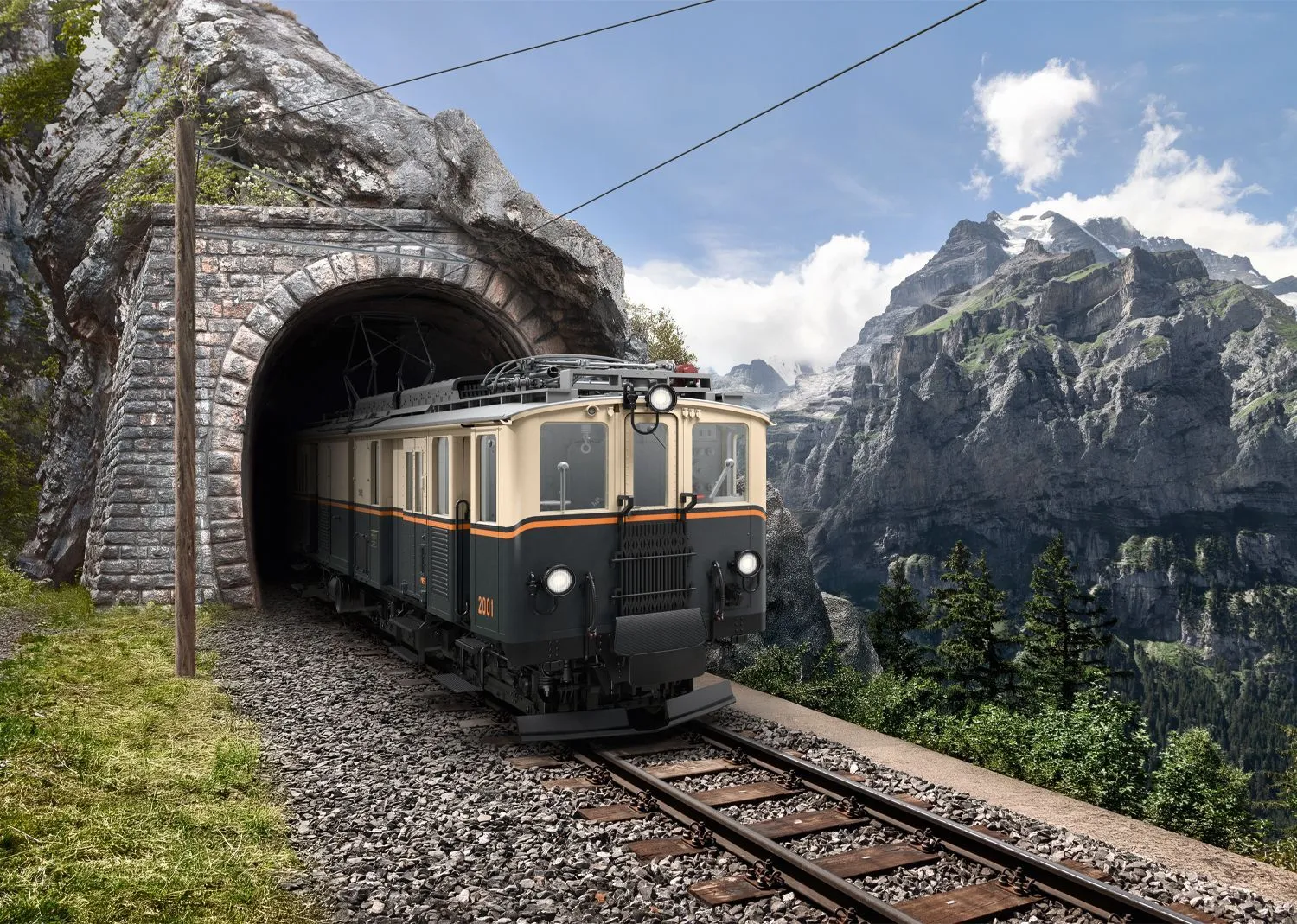 LGB 26662 - Triebwagen FZe 6/6 MOB Ep.II 1:22,5 Sound