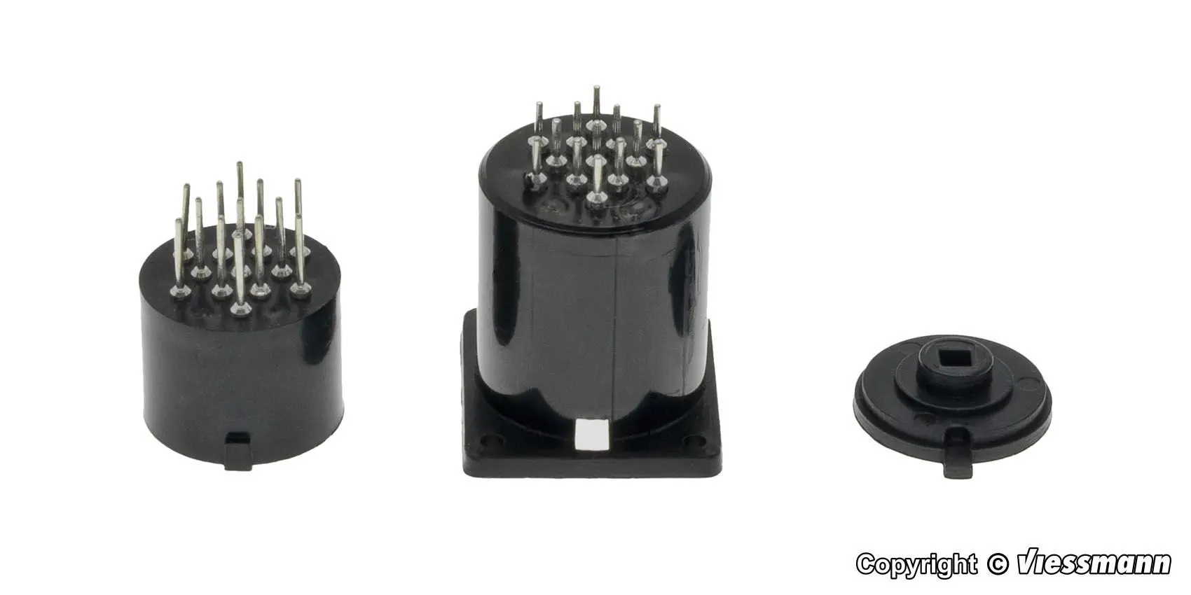 Viessmann 4653 - Zylindersteckfuß 13-polig H0 1:87