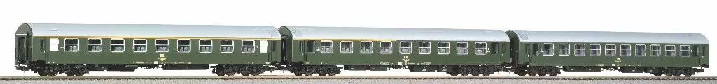 Piko 58220 - Personenwagen Set DR Ep.IV Y-Wagen D 300 3.tlg. Set 1 H0/GL