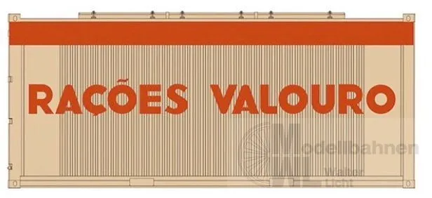 Sudexpress S6002 - Container 20' Valouro 80er Jahre H0 1:87