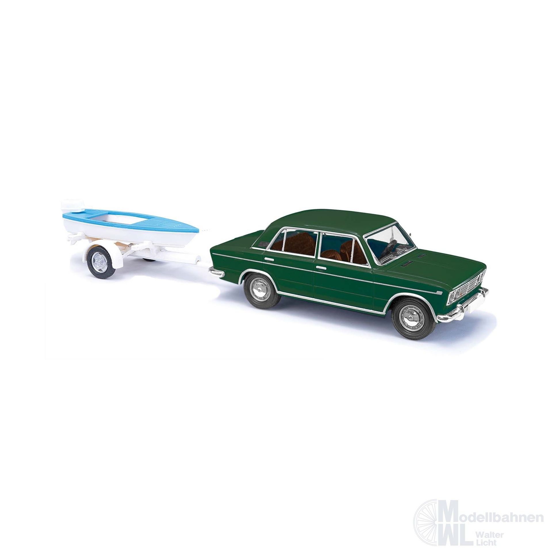 Busch 50516 - Lada 1500 mit Bootsanhänger H0 1:87 Busch 50516 - Lada 1500 mit Bootsanhänger H0 1:87